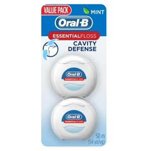 Ata de dinti Oral-B EssentialFloss Cavity Defense, 50 m, 2 bucati