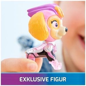Avion de Jucarie PAW Patrol Skye, 17 cm, cu Efecte de Lumina si Sunet - Img 6