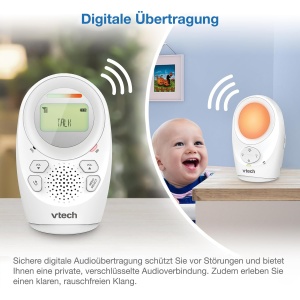 Babyfon Digital VTech DM1211 cu DECT, Functie de Comunicare, Temperatursensor - Img 3