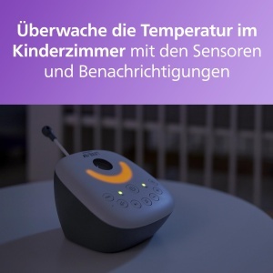 Babyphone audio Philips AVENT SCD73326, DECT, Eco-Mode, alb - Img 4