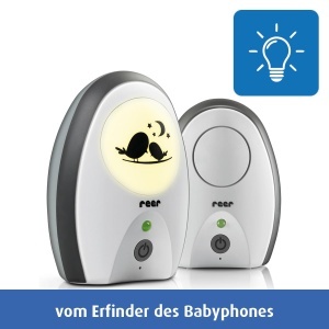 Babyphone reer Rigi, 300 m, cu functie de comunicare si lumina de noapte, alb - Img 7