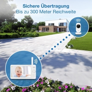 Babyphone video VTech 819 Max, 7 inch, autonomie mare, noapte - Img 9