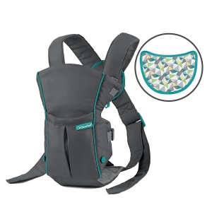 Babytrage Infantino Swift Classic, 2 pozitii de purtare, ajustabil, gri - Img 6