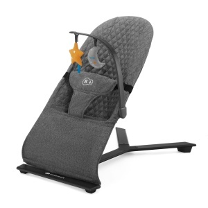 Babywippe Kinderkraft MIMI, pentru copii de la nastere pana la 9 kg, gri, design scandinav