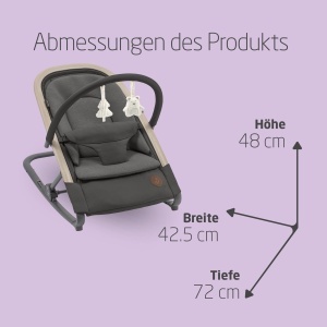 Babywippe Maxi-Cosi Kori 2-in-1, 0-2 ani, 15 kg, cu Spielzeugbogen, usor si compact - Img 8