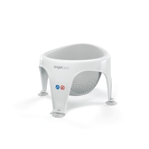 Badering ergonomic Angelcare pentru baie, gri deschis, cu suprafata moale
