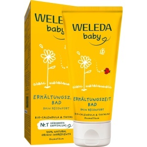 Baita pentru bebelusi WELEDA Bio Calendula 75ml - Vegan, cu Thymian si Lavanda