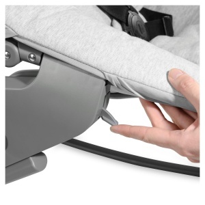 Balansoar pentru bebelusi hauck Alpha Bouncer Premium, Gri deschis, 2 in 1 - Img 9
