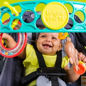 Baldachin activitate Bright Starts, material flexibil, cu jucarii integrate - Img 4
