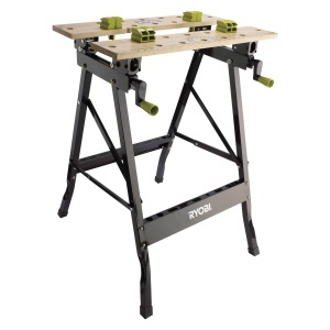 Banc de lucru pliabil RYOBI RWB02 Bambus, sistem de prindere flexibil, design compact