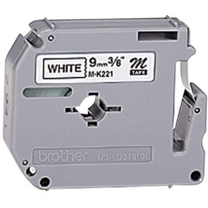 Banda de etichetare Brother MK-221S, 9 mm, 4 m, alb cu negru - Img 3