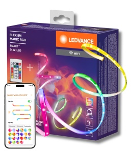 Banda LED cu WiFi LEDVANCE SMART 5m, 22W, 500lm, RGB