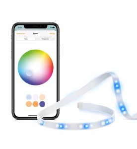 Banda LED Eve Light Strip, 2 m, 1800 lm, RGB, WiFi