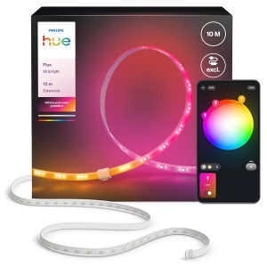 Banda LED Hue Flux 10 metri, culori vibrante, control prin aplicatie si voce