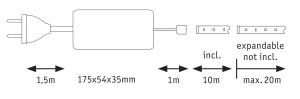 Banda LED Paulmann Function MaxLED 500, 10m, 33W, Culoare Argintie - Img 6