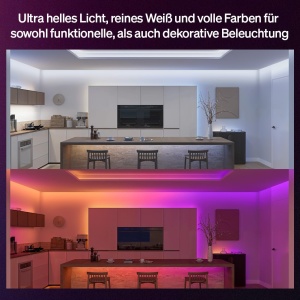 Banda LED Philips Hue Flux 3m UltraBright 2900 lm Cromasync Control prin Aplicatie si Voce - Img 3
