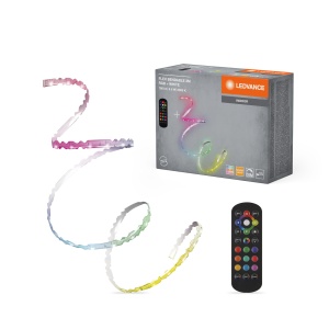 Banda LED RGBW LEDVANCE Flex 3M, autoadeziva, dimabila, cu telecomanda