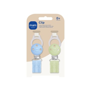 Banda pentru suzete MAM cu inel din silicon si clip din otel inoxidabil, design modern - Img 3