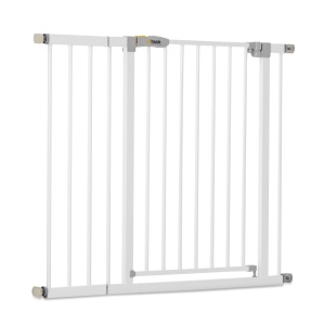 Bariera de siguranta hauck Open N Stop KD alb extensibila 96-101 cm fara gaurire