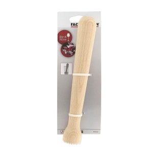 Barstoesel Fackelmann din lemn, 22 cm, pentru cocktailuri, culoare maro - Img 5