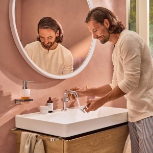 Baterie de chiuveta hansgrohe Tecturis S Fine, crom, EcoSmart, 110mm - Img 2