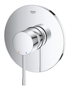 Baterie dus incastrata GROHE Essence 24057001 maner metalic finisaj cromat compatibila cu Rapido SmartBox - Img 2