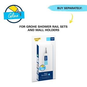 Baterie pentru cada GROHE Start, crom, cu dus si sistem de montare rapida - Img 4