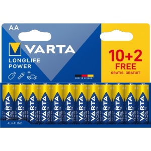 Baterii AA VARTA Longlife Power, 12 bucati, Alkaline, 1.5 V - Img 2