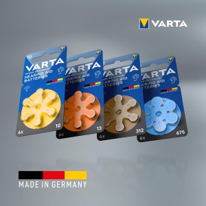 Baterii pentru aparate auditive VARTA 312, 60 buc, 1,45 V, durabilitate 4 ani - Img 3