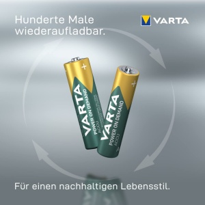 Baterii reincarcabile VARTA AAA, 1000 mAh, 16 bucati, fara efect de memorie - Img 7