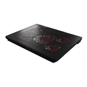 Baza de racire pentru laptopuri de gaming Mars Gaming MNBC2, 17.3 inch, 5 ventilatoare silentioase, LED rosu - Img 3