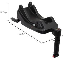 Baza pentru scaun auto Graco IsoFamily i-Size ISOFIX, negru, 8AO710BCKEU - Img 6