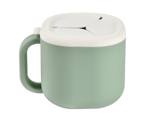 Beaba Baby Snackbecher 460ml Capac Detasabil Verde Salvie - Img 7