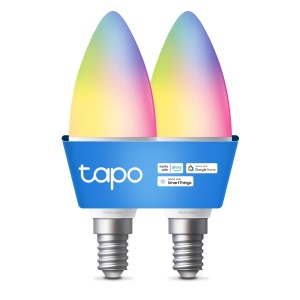 Bec inteligent LED Tapo L430C (2-Pack), E14, 470 lumeni, 16 milioane culori, dimmabil