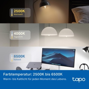 Bec inteligent Tapo L430P, E14, 470 lumeni, 16 milioane culori, dimmabil - Img 5