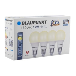 Bec LED Blaupunkt E27 A60, 12W, 2700K, 4 bucati, lumina calda - Img 3