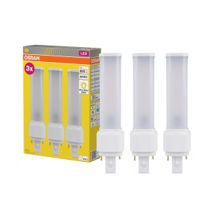 Bec LED compact Osram DULUX D26, 9W, 3000K, 990lm, G24D-3 - Img 5