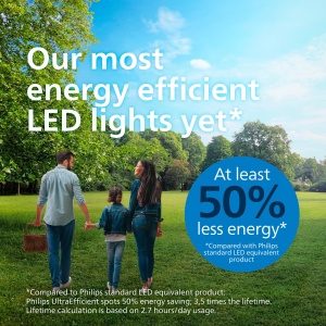 Bec LED Philips GU10 Classic 50W Lumina Neutra 3000K Ultraeficient EyeComfort - Img 4