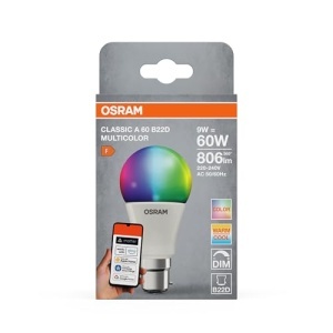 Bec LED Smart Osram SMART RGBW, B22d, 16 milioane culori, 2700-6500K - Img 9
