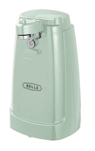 Bella Electric Dosenoffner Salbeigrun Multifunctional cu Cutit din Otel Inoxidabil