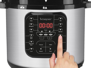 BEPER P101COS001 Multicooker oala electrica sub presiune oala sub presiune 6 litri - oala electrica sub presiune cu 15 programe de gatit - Img 2