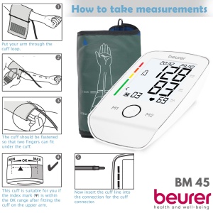 Beurer BM 45 Tensiometru pentru brat, alb - Img 7