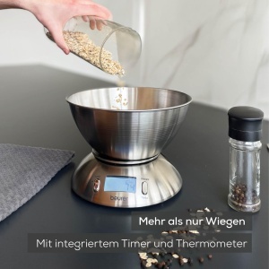 Beurer KS 54 Cantar de Bucatarie cu Bol din Inox 15L Functie Timer - Img 2