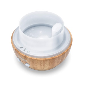 Beurer LA 40 Aroma Diffuser, nebulizator de parfum cu atomizare cu ultrasunete, cu lumina wellness si schimbare de culoare, din lemn, 1 bucata (pachet de 1) - Img 5