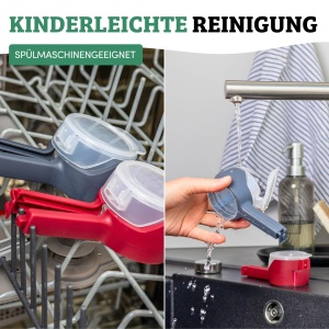 Beutelclips cu Ausgieer Westmark - Set 2 bucati, BPA-free, usor de utilizat - Img 13