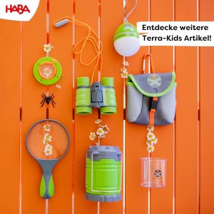Binoclu pentru copii HABA Terra Kids, 4x marire, set complet cu husa - Img 8