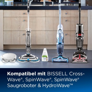 BISSELL Solutie naturala de curatare a animalelor de companie cu mai multe suprafete, pentru pardoseli, tapiterie si interioare auto, 2 litri, parfum de citrice, compatibil CrossWave, SpinWave si HydroWave, 31221 - Img 3