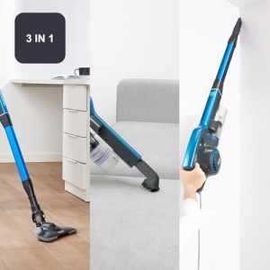 BLACK+DECKER Aspirator 3 in 1 | BXVMS600E | 600W | Aspiratoare portabile si stick | Lungime cablu 6m | Aspirator ciclonic fara sac | Filtre EPA | Albastru - Img 3