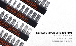 Black+Decker Set de clichet manual din 56 de piese (pentru lucrari de intretinere si reparatii la masina, intr-o geanta practica) A7104 - Img 9