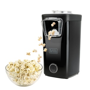 BLACKDECKER BXPC1100E Masina de popcorn 1100W Tehnologie cu aer cald Capacitate mare